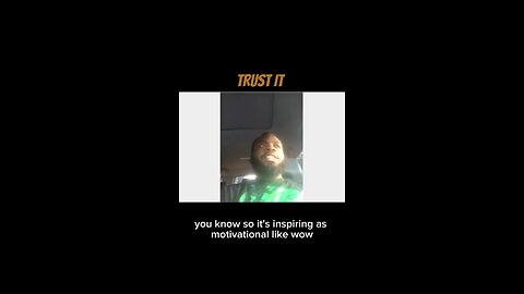Trust #dayodman #motivation #eeyayyahh #motivationalspeaker #positivity