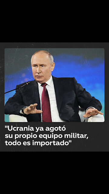 "Los países occidentales se esfuerzan para asegurarse de que Rusia sufra una derrota estratégica"