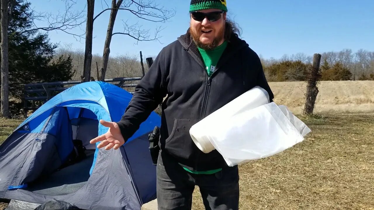 Mors Kochanski Super Shelter Tent | St Patrick's Campout | In the Bush #62