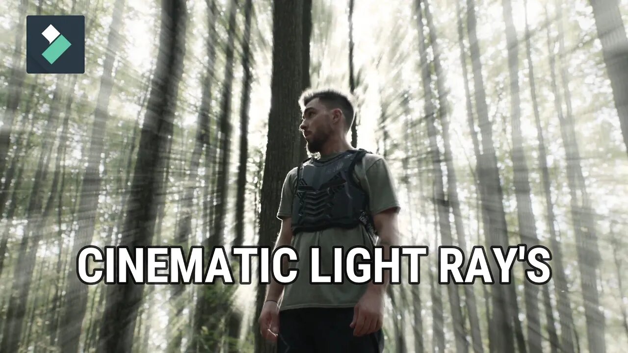 Cinematic Light Ray's Effect | WONDERSHARE FILMORA X | Tutorial