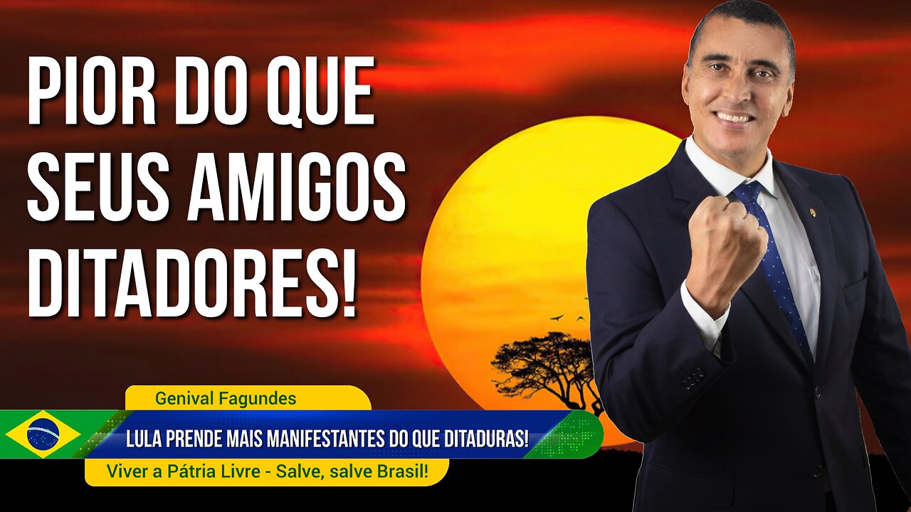 Lula, no enfrentamento de manifestação, é mais carrasco do que seus amigos ditadores!