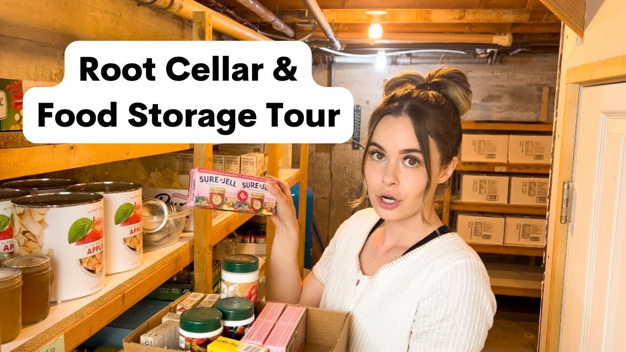 Root Cellar Tour and Long Term Food Storage