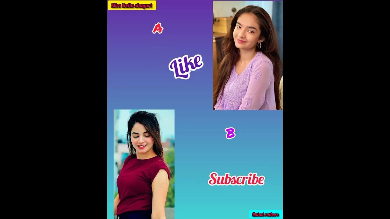who is your favourite #short #viral #youtube #rahulrathod #ytshort