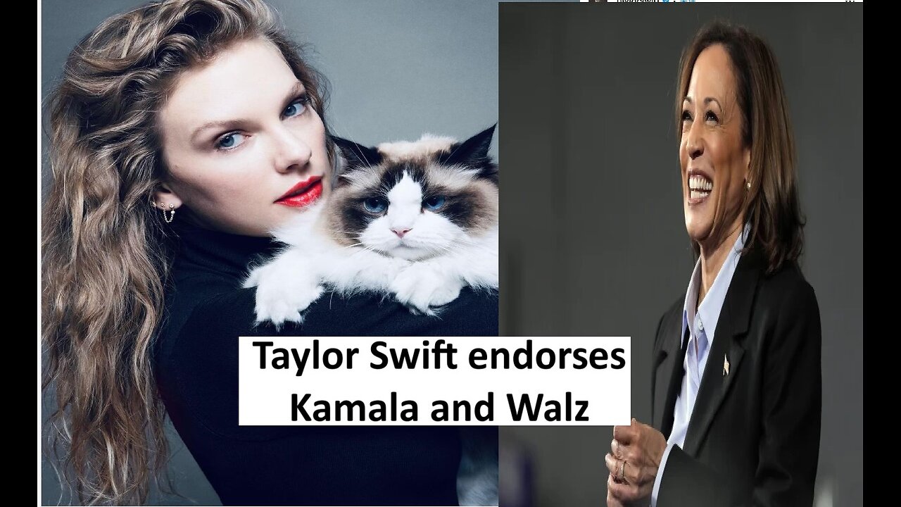Taylor Swift endorses Kamala Walz for 2024 race