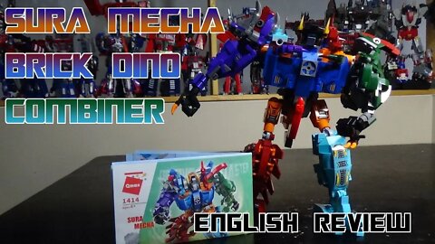 Video Review for the Sura Mech Brick Dino Combiner