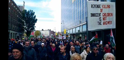 Irish Palestinian Solidarity March, Dublin City 11/11/23