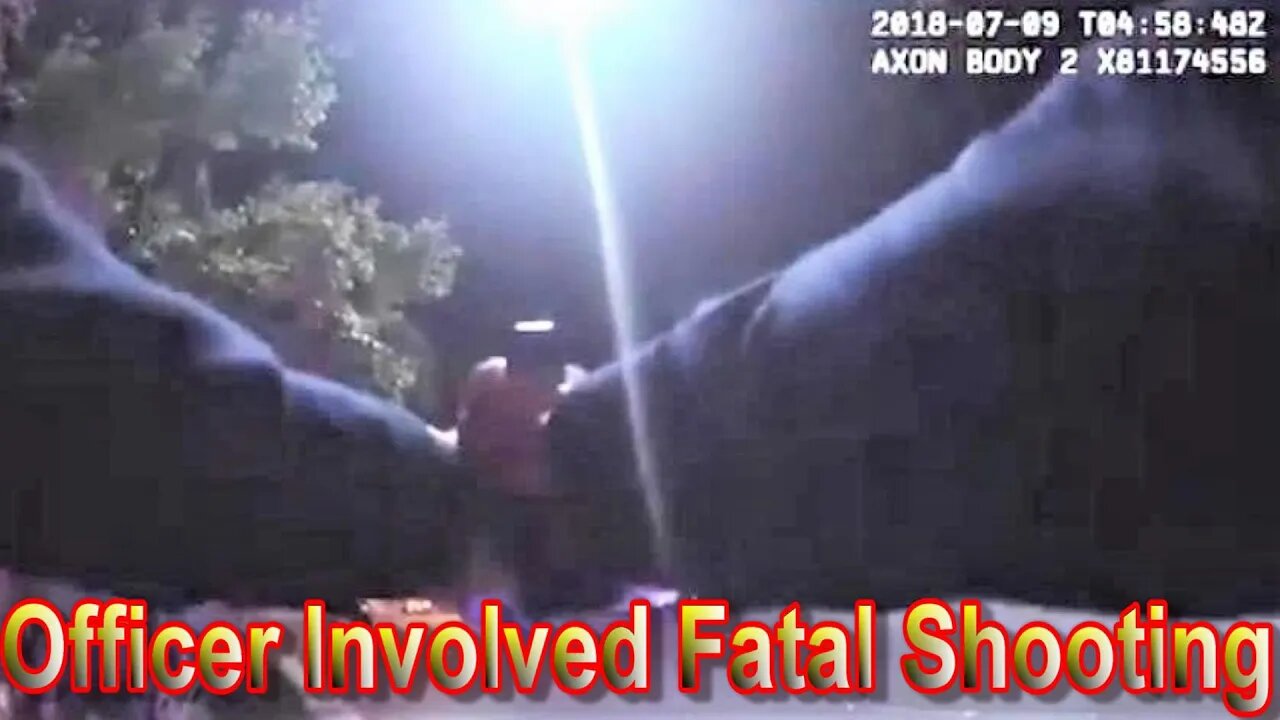 Body Cam Officer Involved Fatal Shooting of Burglary Suspect Santa Ana police