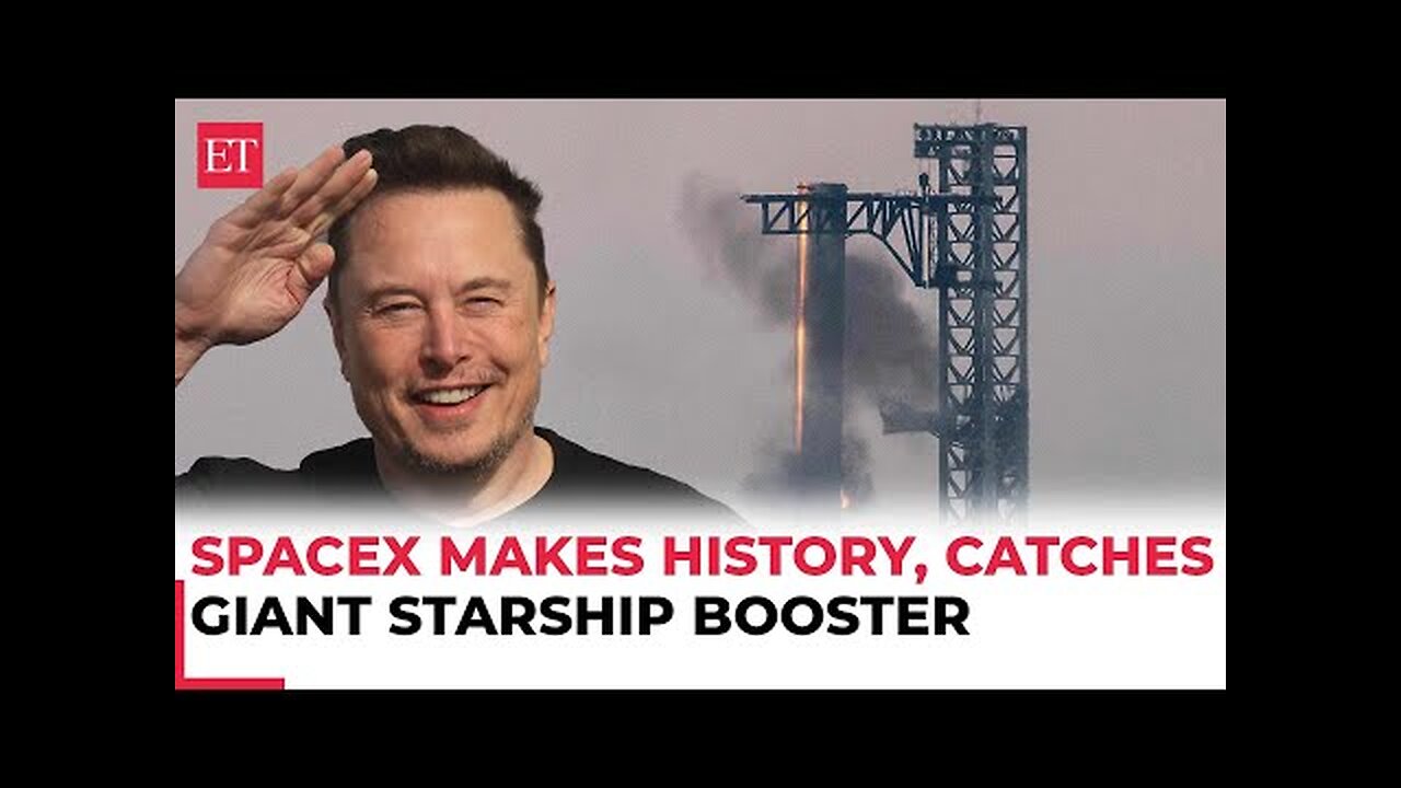 SpaceX makes history, catches giant Starship booster; big boost for Elon Musk's Mars mission