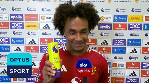 Manchester United match winner's WHOLESOME post-match interview 🥹❤️ Joshua Zirkzee makes his mark