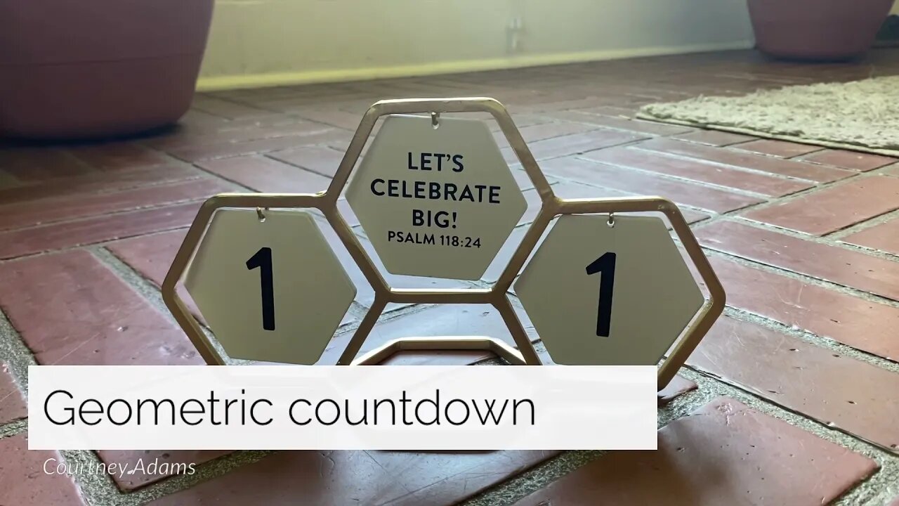 Mary and Martha: Upgraded geometric countdown