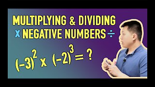 Multiplying and Dividing Negative Numbers (HOW TO) - Examples | CAVEMAN CHANG