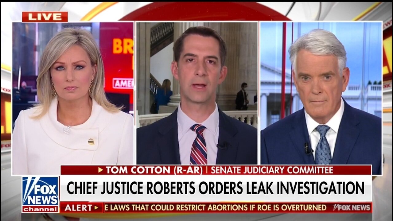 Sen Cotton On SCOTUS Leak: Dems Don't Believe In Rule Of Law