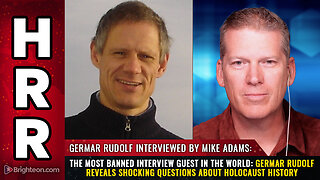 The most BANNED interview guest in the world: Germar Rudolf reveals shocking questions...