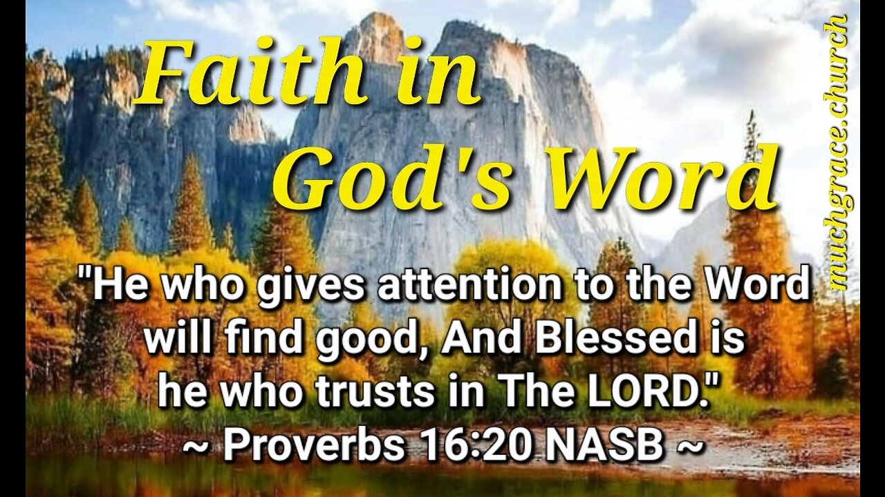 Faith in God's Word : Hasten the Word