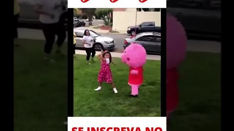 Malhando a Peppa | Working out peppa | #shorts