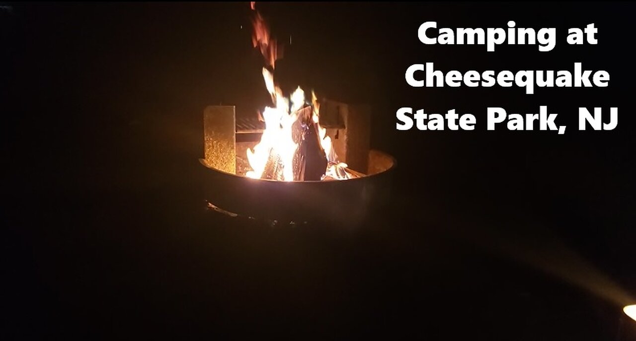 Family #camping at Cheesequake State Park in Matawan, NJ (Part 2)