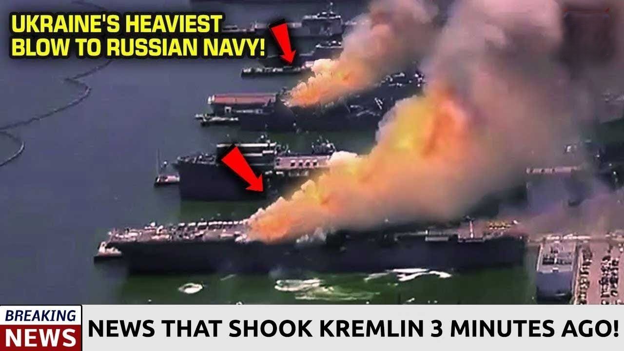 Red Alert In The Russian Navy! Russian Ship Has Been Destroyed!