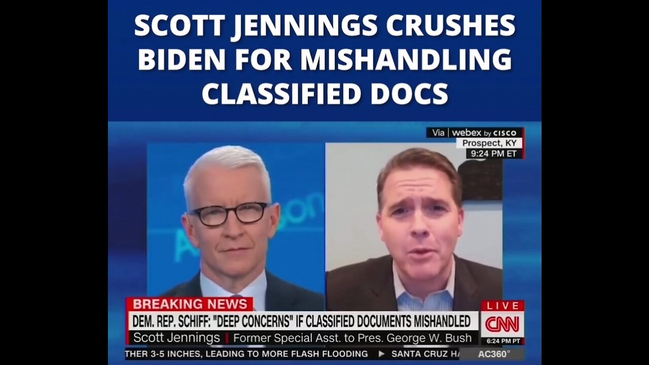 SCOTT JENNING CRUSHES BIDEN FOR MISHANDLING CLASSIFIED DOCUMENTS.