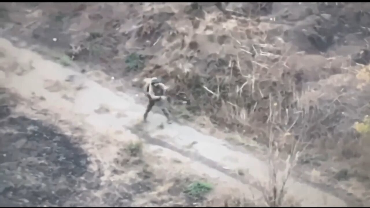 Russian Fascist Blown to Pieces by FPV Drone Strike