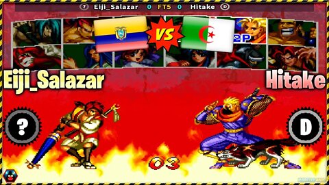 Samurai Shodown III (Eiji_Salazar Vs. Hitake) [Ecuador Vs. Algeria]