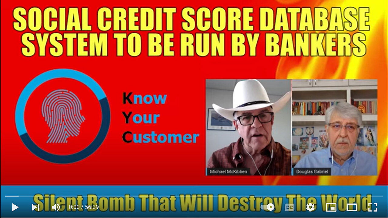 Gabriel and McKibben: Rothschild's Control Banking Social Credit Score System Worldwide