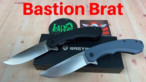 Bastion Brat G10 linerlock flipper Disassembly included