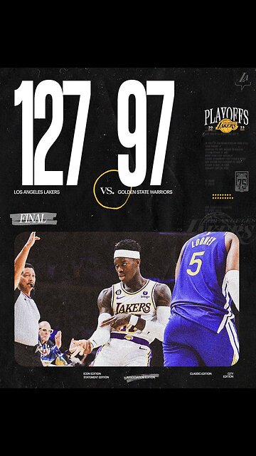 Los Angeles Lakers - "What a hustle."