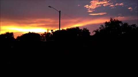 Spectacular South Florida Saharan Dust Sunset August 1, 2023