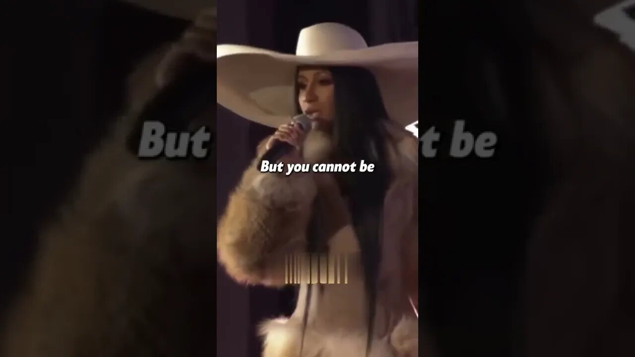 Do you agree with cardi B? | Motivational video