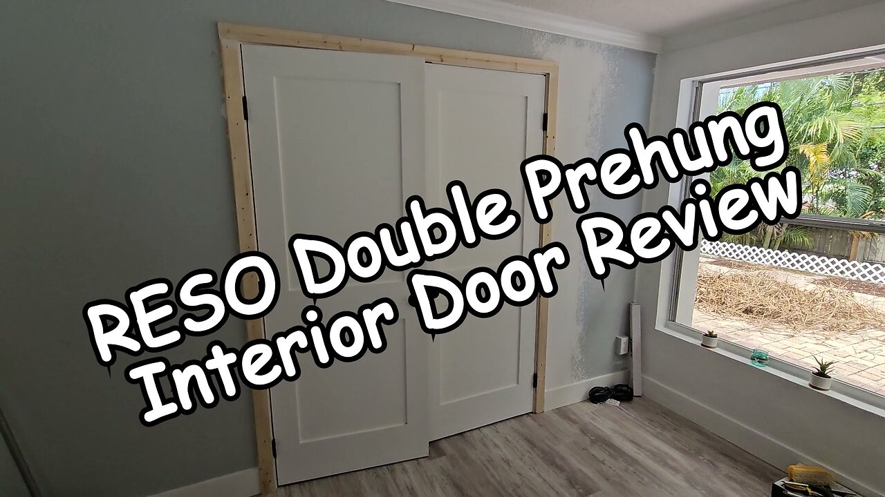 RESO 60 x 80 White Prime Solid Core 2-panel Double Prehung Interior Door Review