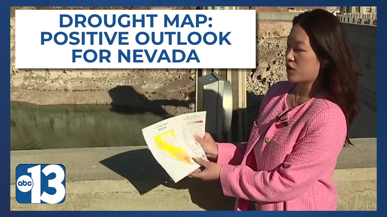 Positive outlook for drought conditions in Nevada is shown through latest drought map