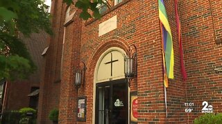 Pride flag torn outside Federal Hill church