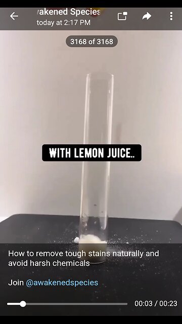 Documentary: Natural Stain Remover