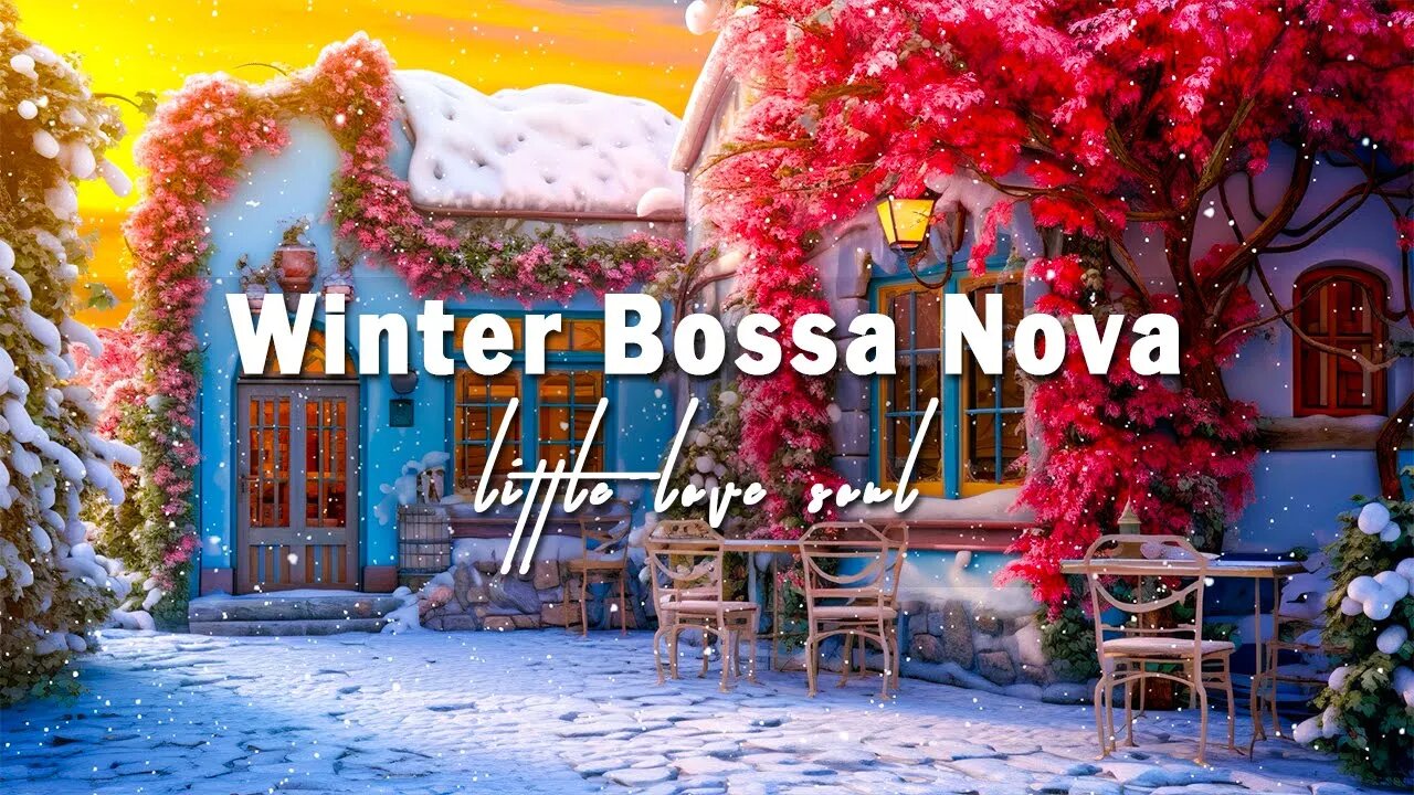 Winter Cafe Shop Ambience - Vintage Latin Cafe | Positive Bossa Nova Music for Happy Mood