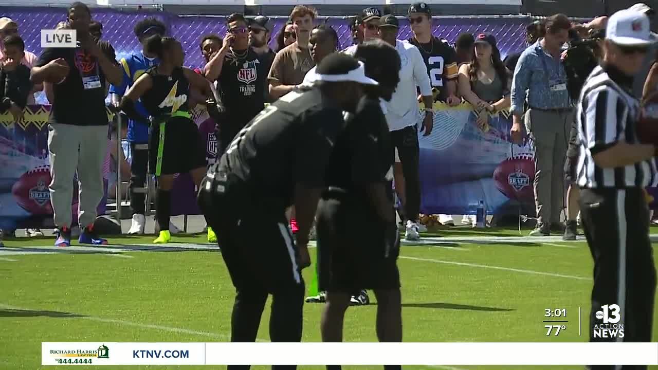 Faze Clan, AMP scrimmage at NFL Draft Experience with Michael Vick and Matt Hasselbeck