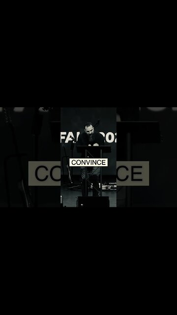 as you live, you will convince the stale and the hollow that apart from him, we can do nothing