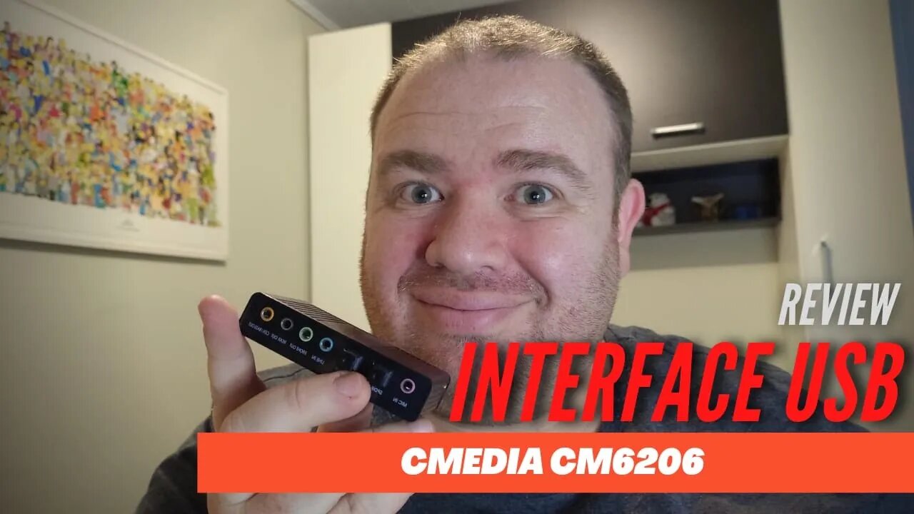 Honesto Review da Interface de Áudio USB Cmedia CM6206 [Placa de som]