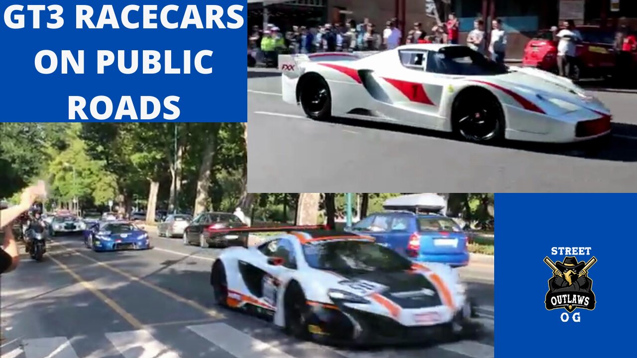 GT3 RACE CARS ON PUBLIC ROADS🏁 | 🚦 Huge Accelerations | 🔥Pure Sound 🏎️