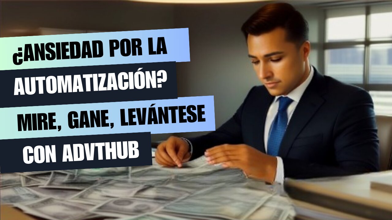 ¿Ansiedad por la automatización? ¡Despreocupado! ¡Mira, gana con Advthub!