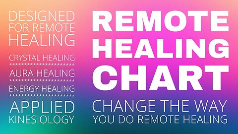 Remote Healing Chart ✨ Unlocking Your Healing Potential