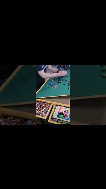 All4Jig Puzzle Boards make life so much easier! #puzzle #board #puzzletime #shorts