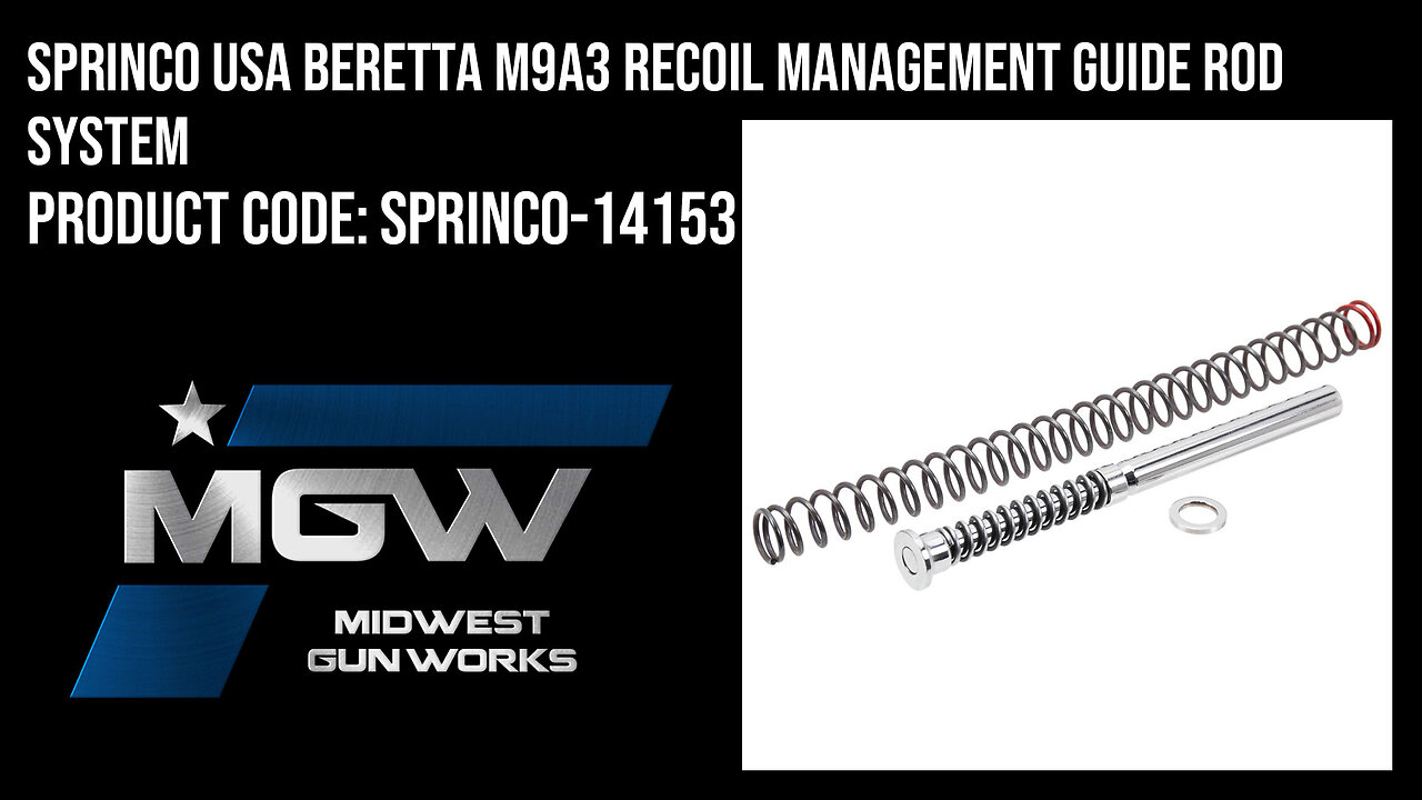 Sprinco USA Beretta M9A3 Recoil Management Guide Rod System - SPRINCO-14153