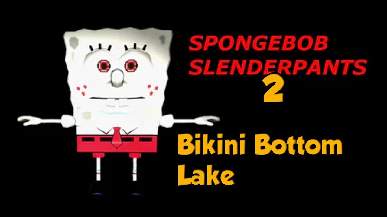 SpongeBob Slenderpants 2-Bikini Bottom Lake(all 15 Golden Spatulas) w/Tailsly