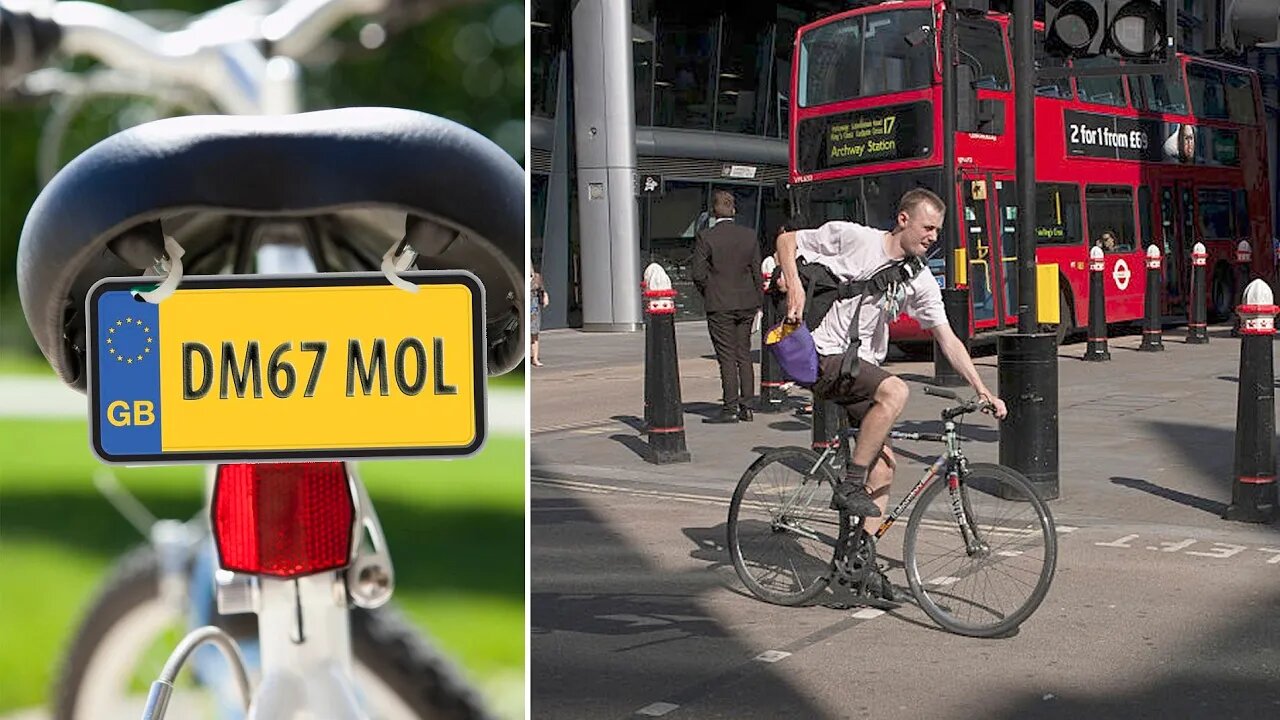 Cyclists to have license plates,insurance and subject to the same laws as other road users!!!