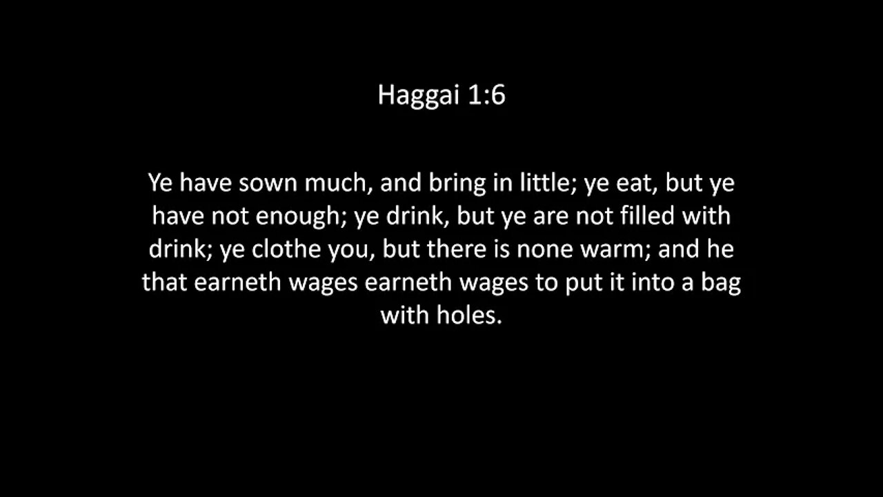 Haggai Chapter 1