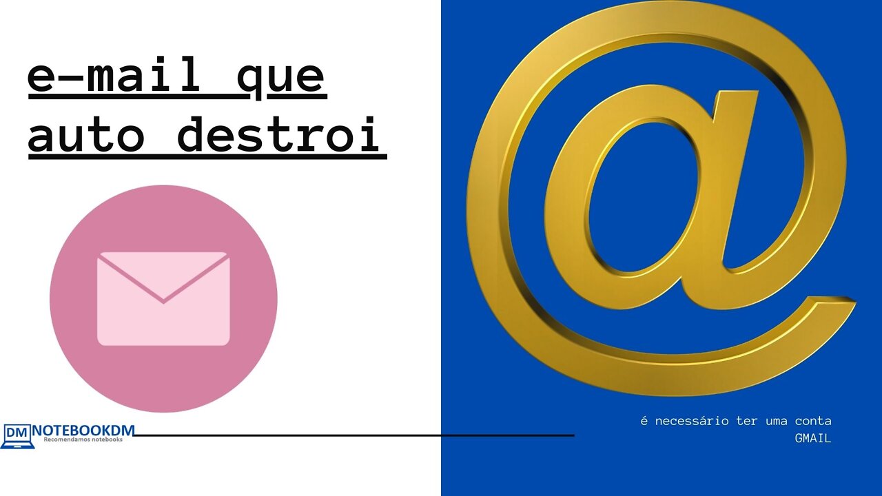 email que se auto destroi com senha