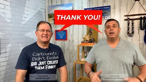 Carl and Dan Thank you to ICHE Attendee's | Reasons for Hope