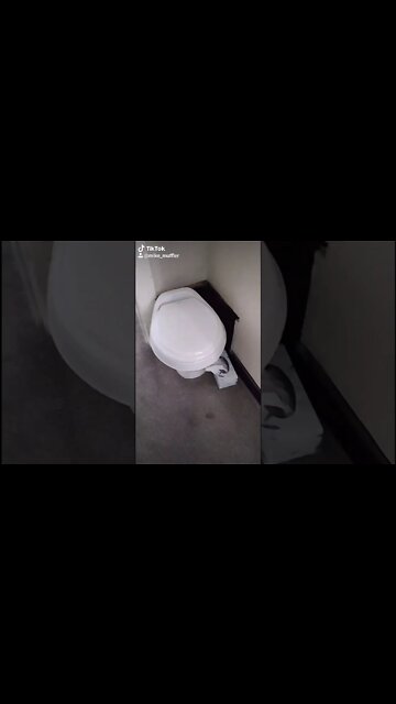 Camper Toilet on Laundry Chute #Home #investigations #notcode