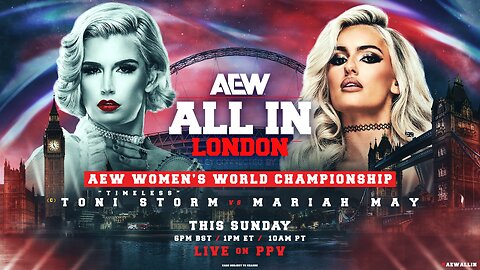 Toni Storm Vs Mariah May (AEW All In 2024) Highlights