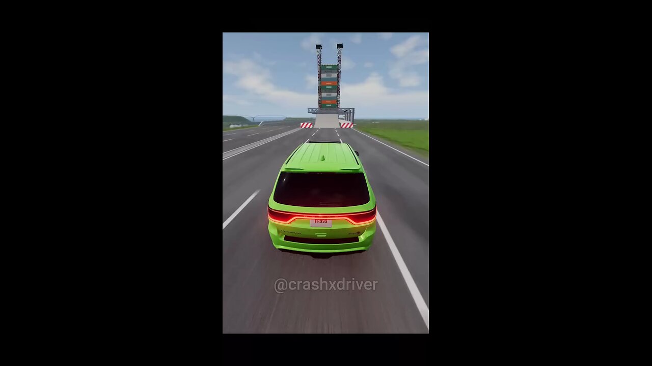 CARS VS 15 CONTAINER JUMP TEST